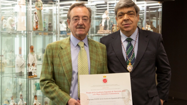 El Programa de Alimentación y Salud de la Fundación Española del Corazón (PASFEC), premiado por la Academia Española de Nutrición